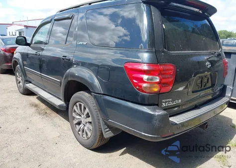 2004 Toyota Sequoia Limited V8 z USA, uszkodzony, nr VIN 5TDBT48A14S214700